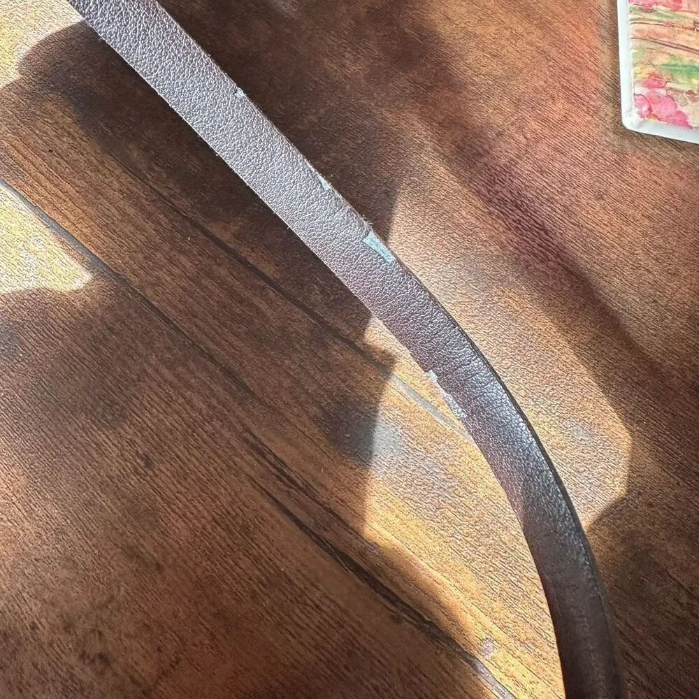 MaxMara Thin‎ Olive Green Leather Belt Size 40